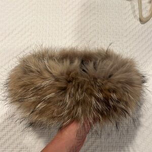 Genuine Raccoon Fur Headband